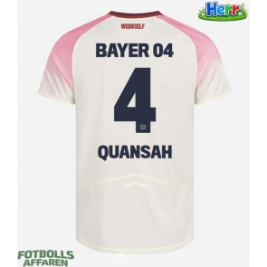 Bayer Leverkusen Jarell Quansah #4 Bortatröja 2025-26 Kortärmad